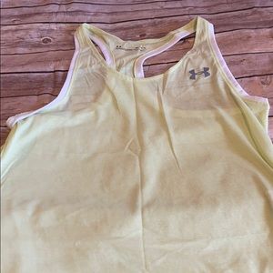 Bright yellow with yellow piping tank